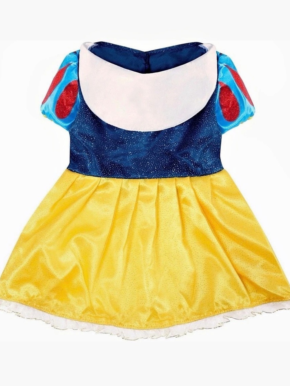 Disney Princess Snow White Dog Costume Blue Yellow Like New